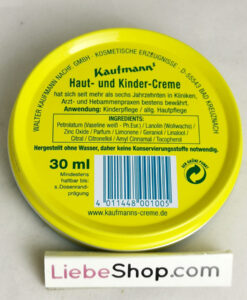 Kem dưỡng da Kaufmann's Haut und Kinder Creme chống hăm, 30 ml