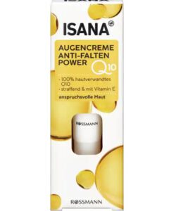 Kem dưỡng mắt ISANA Q10 Anti-Falten Augencreme giảm nếp nhăn, chống lão hóa, 15ml