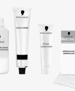 Thuốc nhuộm tóc Brillance Intensiv Color Creme 880 Dunkelbraun - màu nâu đen, 1 hộp