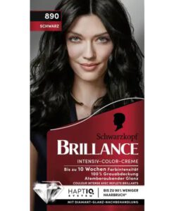 Thuốc nhuộm tóc Brillance Intensiv Color Creme 890 Schwarz - màu đen, 1 hộp