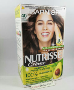 Thuốc nhuộm tóc Garnier Nutrisse 40 Chocolate Mittelbraun - màu ...