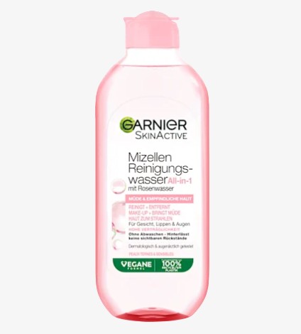 Nước tẩy trang Garnier Mizellen mit Rosenwasser chiết xuất hoa hồng, 400 ml