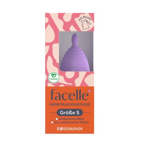 Cốc nguyệt san facelle Menstruationstasse size S, 1 chiếc