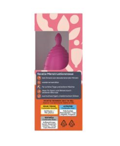 Cốc nguyệt san facelle Menstruationstasse size S, 1 chiếc