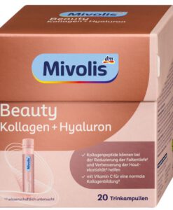 Collagen thủy phân Mivolis Beauty Kollagen + Hyaluron làm đẹp da, 20x25ml