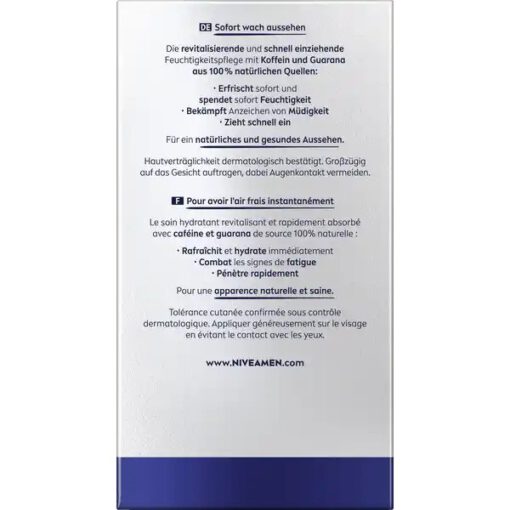 Kem dưỡng da NIVEA MEN Active Energy Anti-Müdigkeit Creme, 50ml