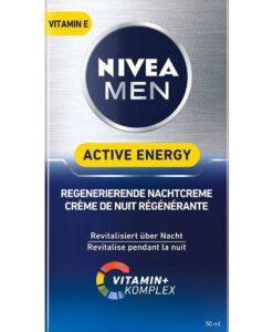 Kem dưỡng da NIVEA MEN Active Energy Regenerierende Nachtcreme + vitamin E, 50ml