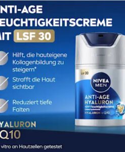 Kem dưỡng da NIVEA MEN Anti-Age Hyaluron chống lão hóa, giảm nhăn, 50ml