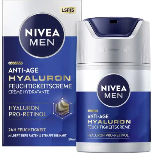 Kem dưỡng da NIVEA MEN Anti-Age Hyaluron chống lão hóa, giảm nhăn, 50ml