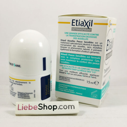 Lăn khử mùi Etiaxil Detranspirant Traitement cho da nhạy cảm, 15ml