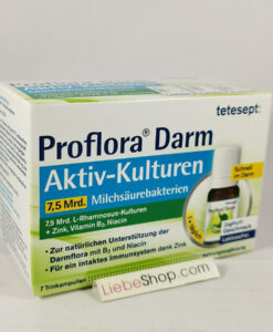 Men tiêu hóa tetesept Proflora Darm Aktiv-Kulturen, 7 ống