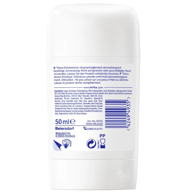 Sáp khử mùi NIVEA Dry Comfort Anti-Transpirant, 50mla Sáp khử mùi NIVEA Dry Comfort Anti-Transpirant, 50mla