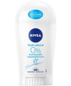 Sáp khử mùi NIVEA Fresh Natural 0% Aluminum, 40ml