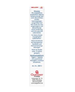 Viên sắt Doppelherz Eisen + C + Histidin + Folsäure, 30 viên