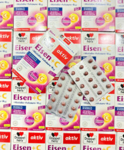 Viên sắt Doppelherz Eisen + C + Histidin + Folsäure, 30 viên