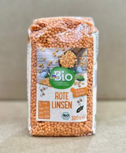 Đậu lăng đỏ hữu cơ dmBio Rote Linsen, 500 g