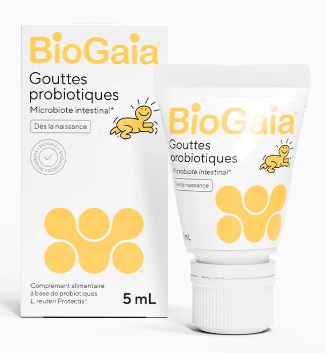 Men vi sinh BioGaia Gouttes cho trẻ sơ sinh và trẻ em, 5ml