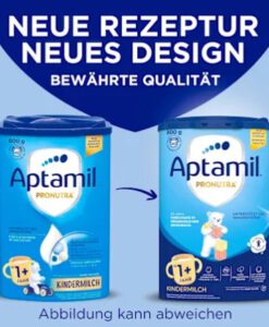 Sữa Aptamil Kindermilch 1+ cho bé từ 1 tuổi, 800g