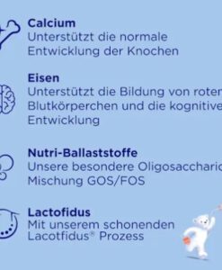 Sữa Aptamil Kindermilch 2+ cho bé từ 2 tuổi, 800g