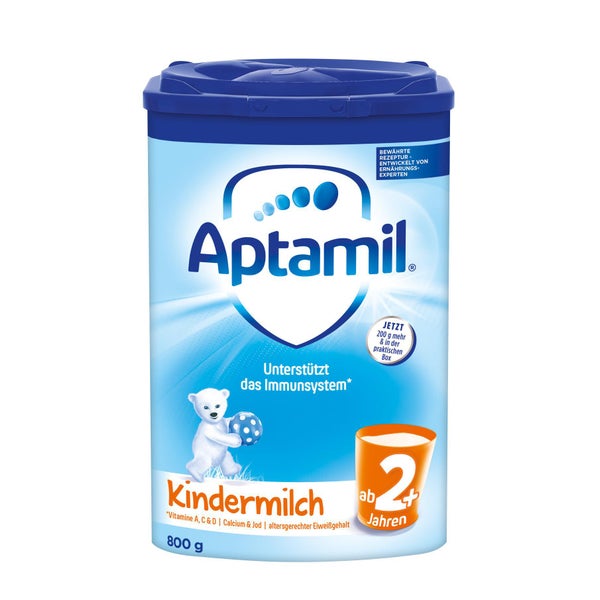 Sữa Aptamil Kindermilch 2+ cho bé từ 2 tuổi, 800g