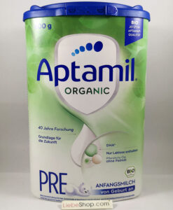 Sữa Aptamil Organic PRE Bio Anfangsmilch cho bé từ 0-6 tháng tuổi, 800g
