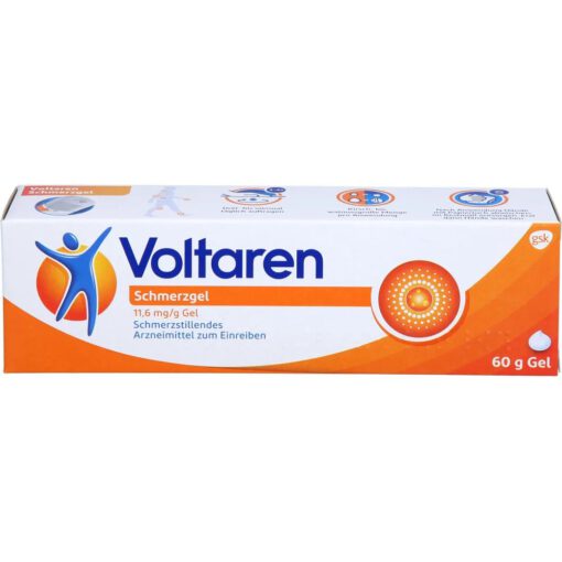 Gel xoa bóp giảm đau Voltaren Schmerzgel 11,6mg/g, 60g