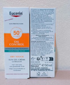 Kem chống nắng Eucerin Oil Control Face Sun Gel-Creme LSF50+ kiểm soát dầu, 50ml