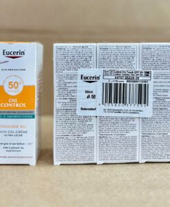 Kem chống nắng Eucerin Oil Control Face Sun Gel-Creme LSF50+ kiểm soát dầu, 50ml
