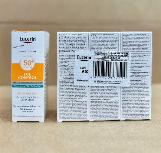 Kem chống nắng Eucerin Oil Control Face Sun Gel-Creme LSF50+ kiểm soát dầu, 50ml Kem chống nắng Eucerin Oil Control Face Sun Gel-Creme LSF50+ kiểm soát dầu, 50ml