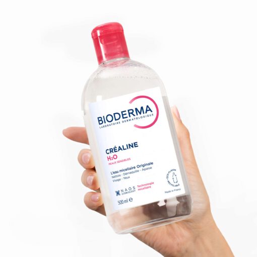 Nước tẩy trang Bioderma Crealine H2O cho da thường và da nhạy cảm, 500ml