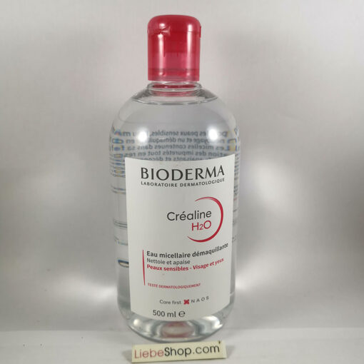 Nước tẩy trang Bioderma Crealine H2O cho da thường và da nhạy cảm, 500ml