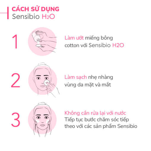 Nước tẩy trang Bioderma Crealine H2O cho da thường và da nhạy cảm, 500ml