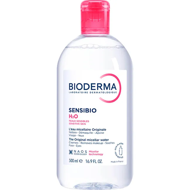 Nước tẩy trang Bioderma Crealine H2O cho da thường và da nhạy cảm, 500ml
