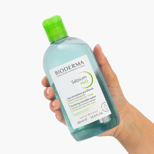 Nước tẩy trang Bioderma Sebium H2O cho da hỗn hợp và da dầu, 500ml