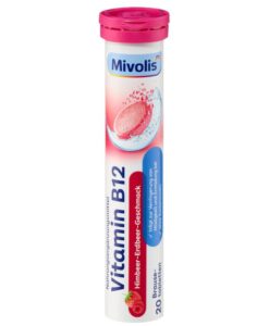 Viên sủi Mivolis Vitamin B12 tăng cường sức khỏe, giảm mệt mỏi, 20 viên