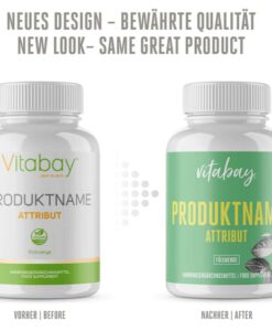 Viên tinh bột nghệ Vitabay Curcumin mit Bioperin 500 mg, 120 viên