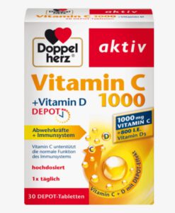 Viên uống Doppelherz Vitamin C 1000 Depot, 30 viên