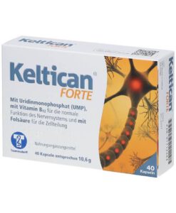 Viên uống Keltican forte hỗ trợ điều trị thoái hóa cột sống, đau dây thần kinh, 40 viên