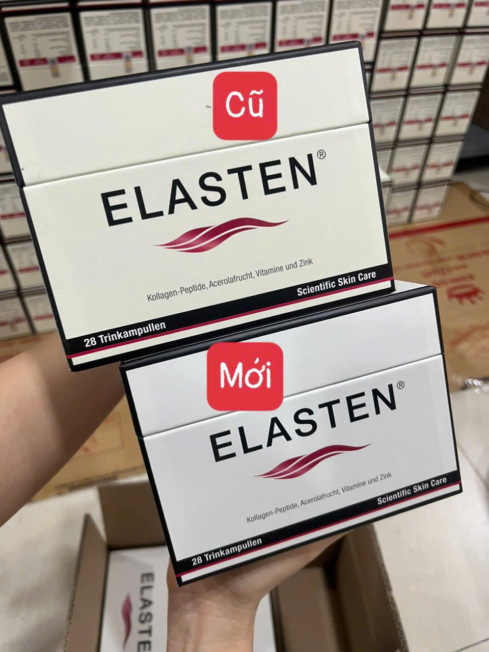 Collagen ELASTEN dạng nước, làm đẹp và trẻ hóa làn da, 28x25ml