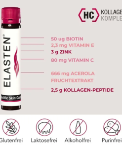 Collagen ELASTEN dạng nước, làm đẹp và trẻ hóa làn da, 28x25ml
