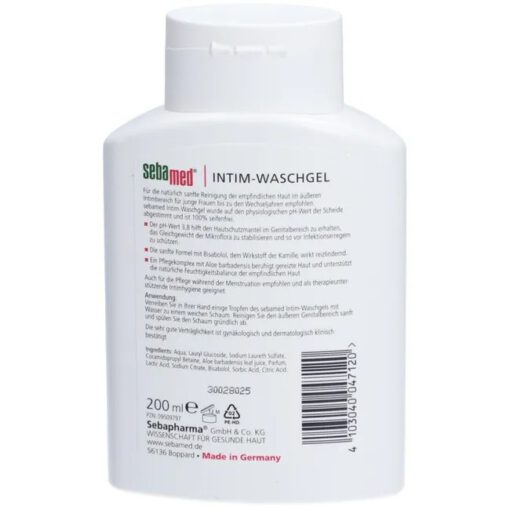 Dung dịch vệ sinh phụ nữ sebamed Intim-Waschgel, 200ml