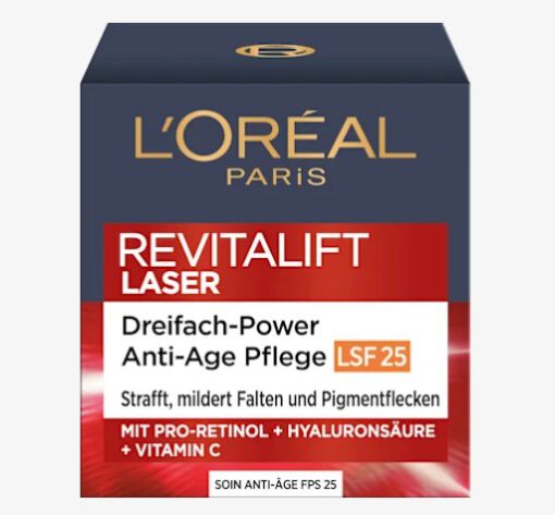 Kem dưỡng da ban ngày Loreal Revitalift Laser X3 Tag LSF25, 50ml