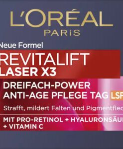 Kem dưỡng da ban ngày Loreal Revitalift Laser X3 Tag LSF25, 50ml