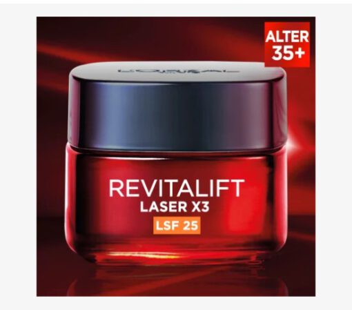 Kem dưỡng da ban ngày Loreal Revitalift Laser X3 Tag LSF25, 50ml