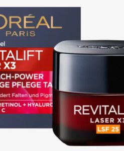 Kem dưỡng da ban ngày Loreal Revitalift Laser X3 Tag LSF25, 50ml