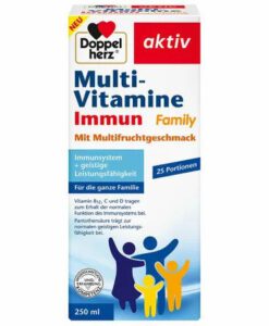 Siro Doppelherz Multivitamine Immun Family tăng sức đề kháng, 250ml