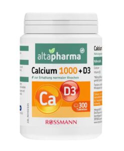 Viên uống bổ sung canxi altapharma Calcium 1000 + vitamin D3, 300 viên