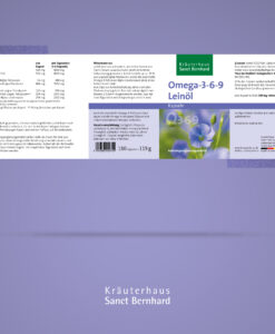 Viên uống Sanct Bernhard Omega 3-6-9 Leinöl-Kapseln chiết xuất dầu hạt lanh, 180 viên