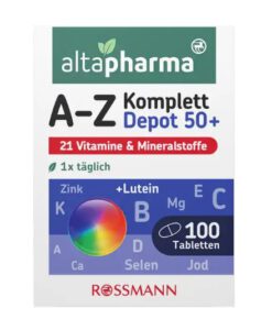 Vitamin tổng hợp altapharma A-Z Depot ab50 cho người trên 50 tuổi, 100 viên