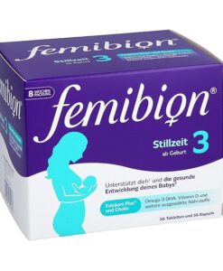 Vitamin tổng hợp FEMIBION 3 Stillzeit cho phụ nữ sau sinh và cho con bú, hộp 8 tuần (2x56 viên)